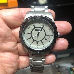 Unlisted Silver and Black Watch